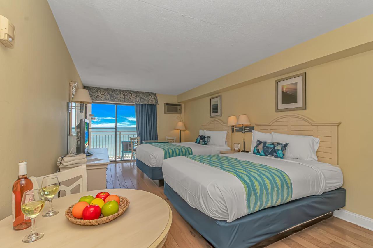 Beautiful Ocean Front Double Queen Suite With Full Kitchen, Sea Mist Resort 20705 Myrtle Beach Exterior foto